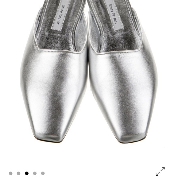 Emma Parsons Silver Women's Mules - Picture 1 of 3